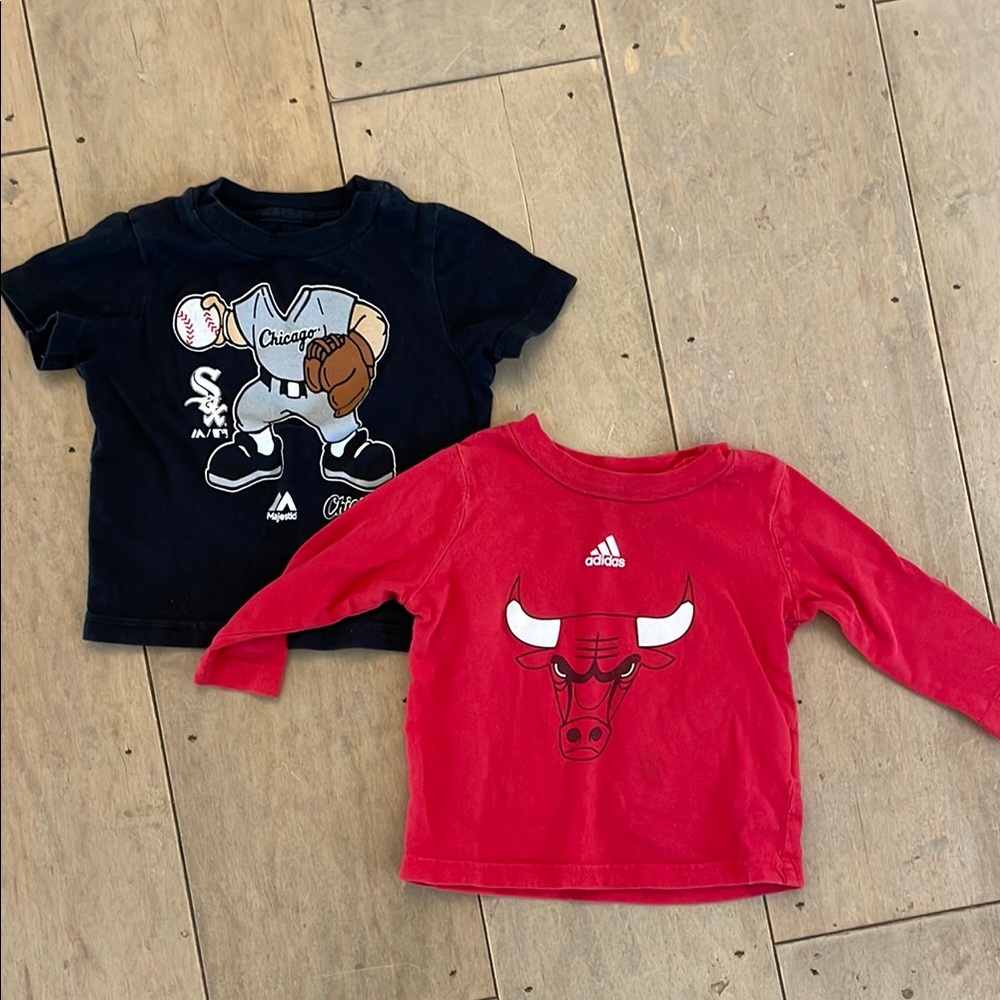 Chicago Sports Bundle! Adidas Bulls Long-Sleeve and Sox Short-Sleeve